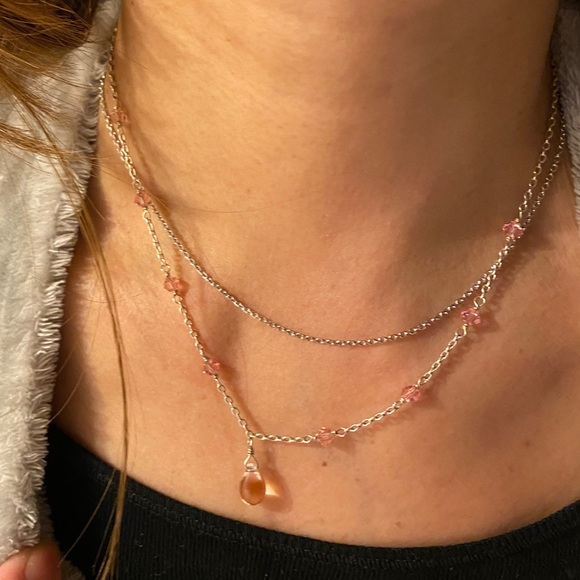 kimia designs Jewelry - KIMIA sterling swarovski necklace